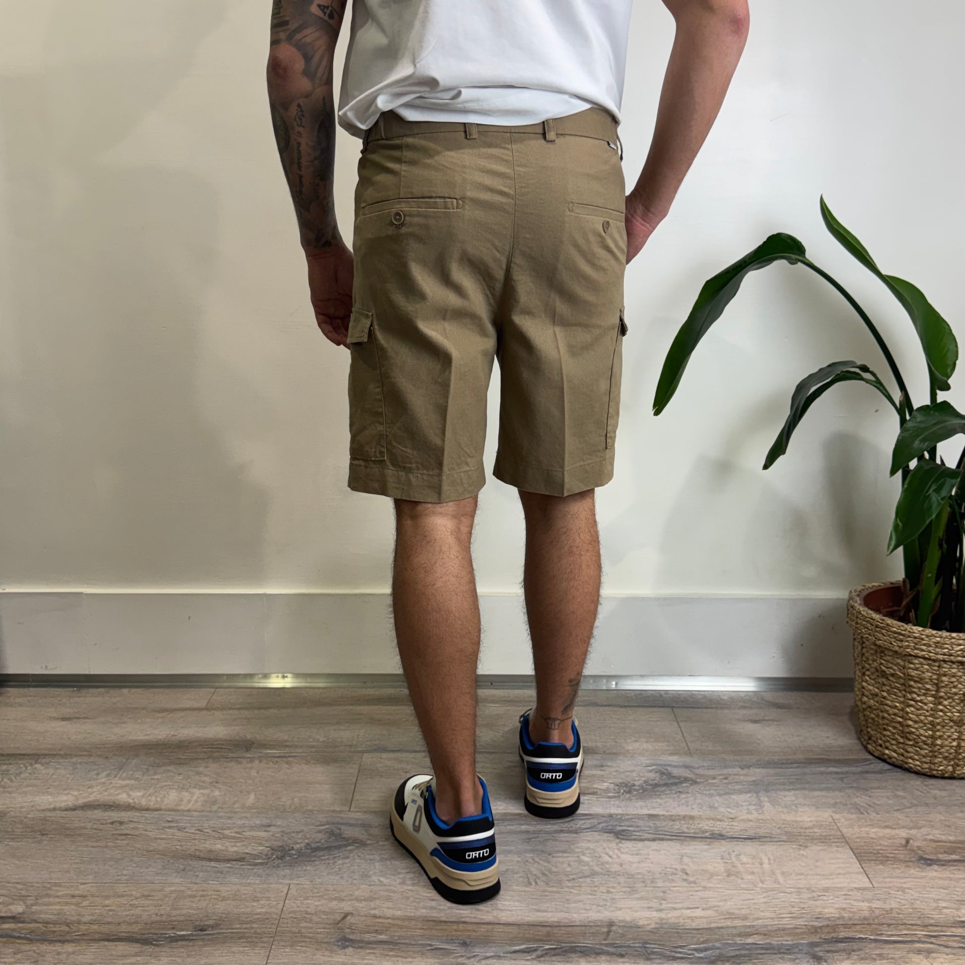 Shorts cargo lino Hamaki-ho
