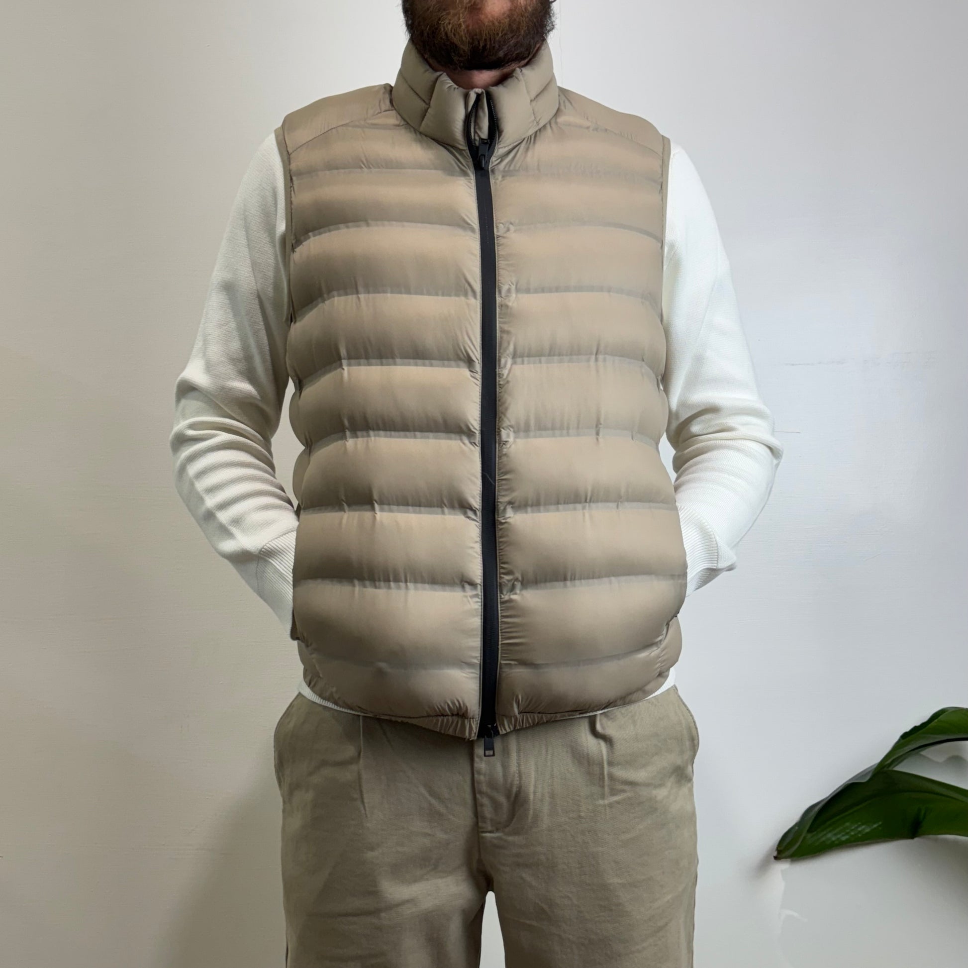 Piumino smanicato hamaki-ho