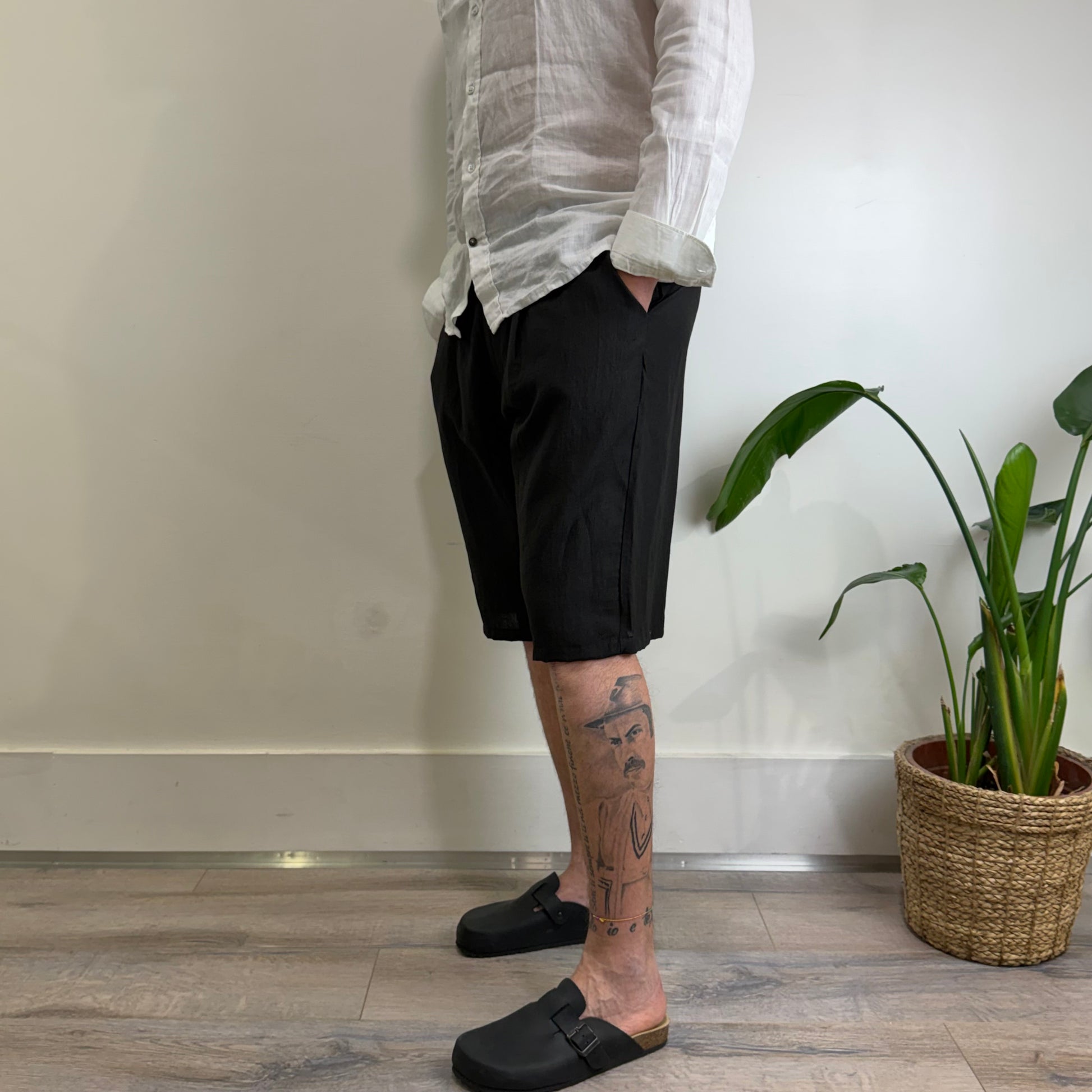 Shorts 3/4 Lino Posh