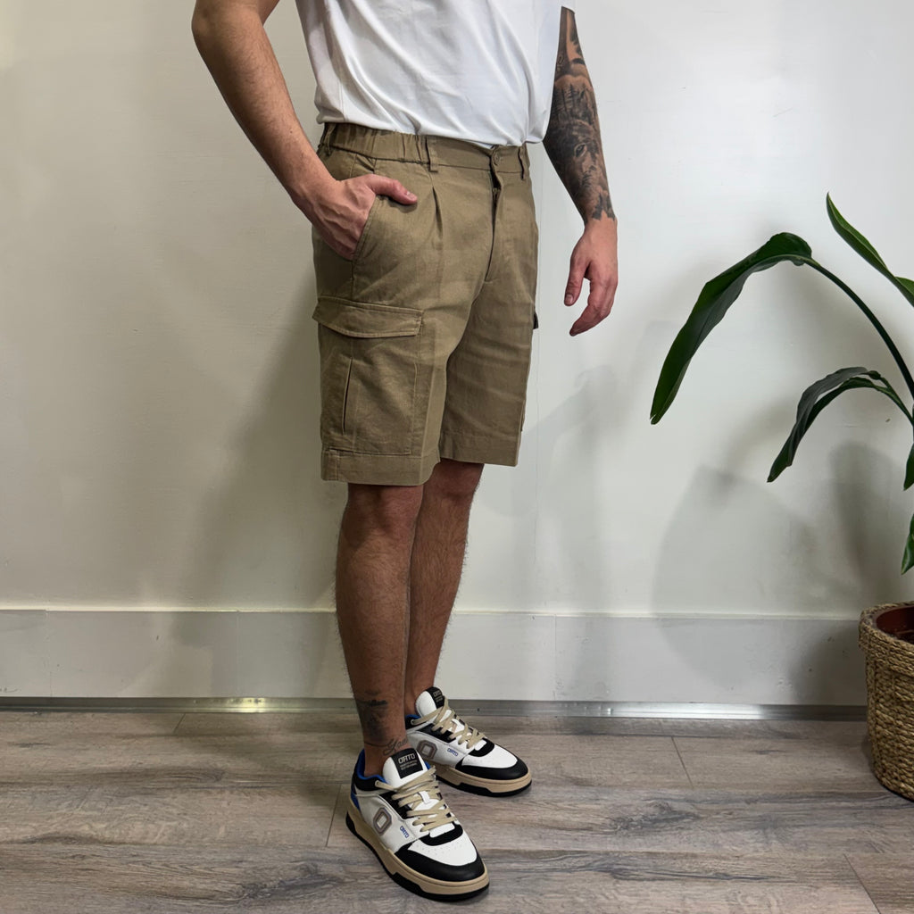 Shorts cargo lino Hamaki-ho