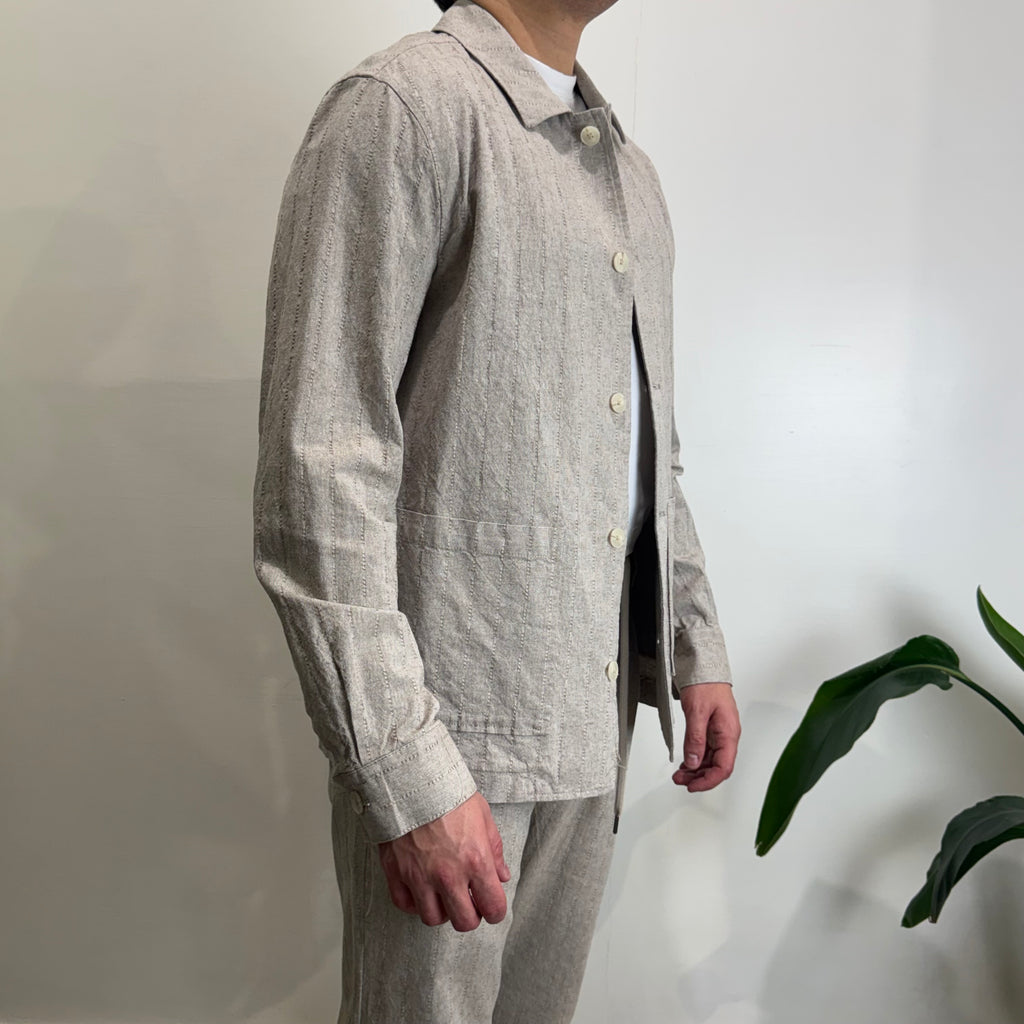Overshirt righe Hamaki-ho