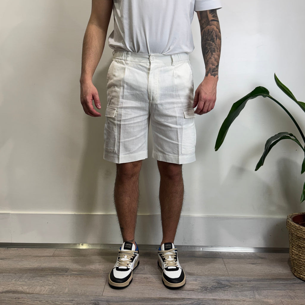 Shorts cargo lino Hamaki-ho
