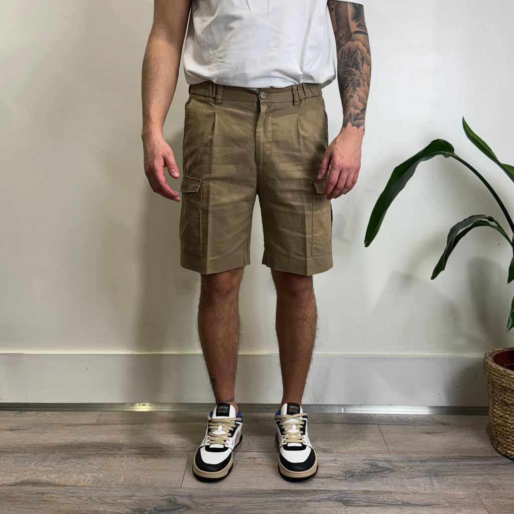 Shorts cargo lino Hamaki-ho
