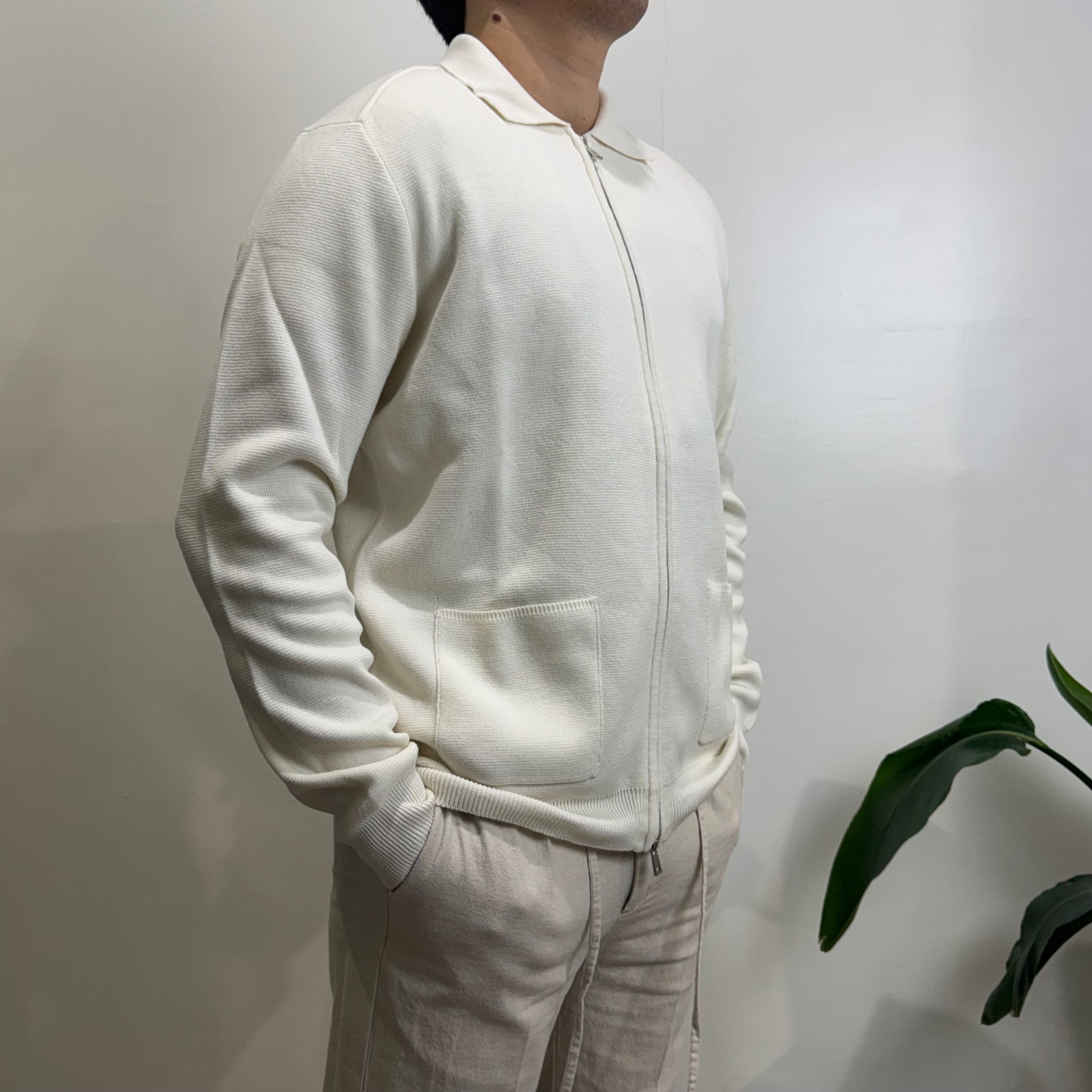 Cardigan zip Hamaki-ho