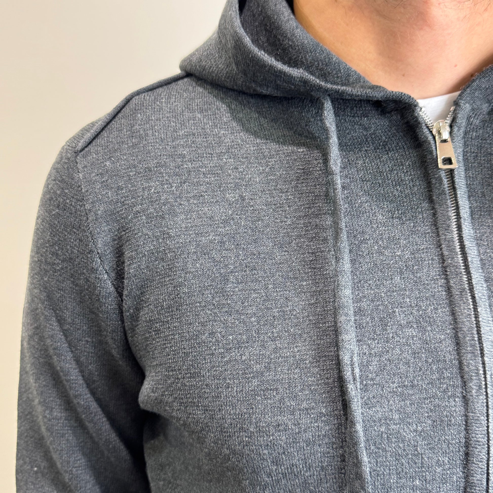 Cardigan zip cappuccio hamaki-ho