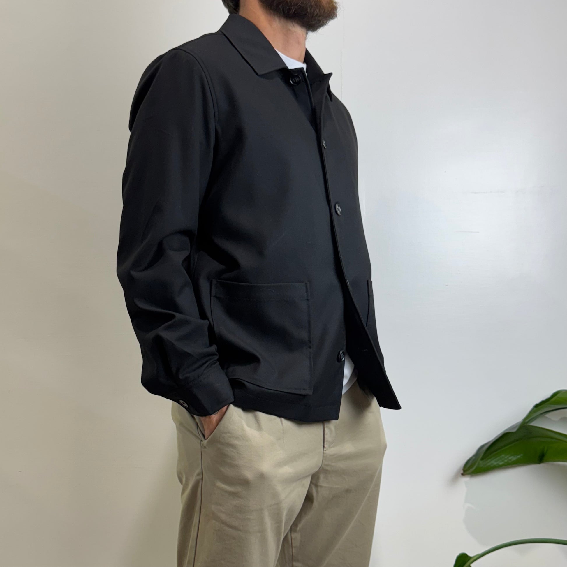 Overshirt spigata hamaki-ho