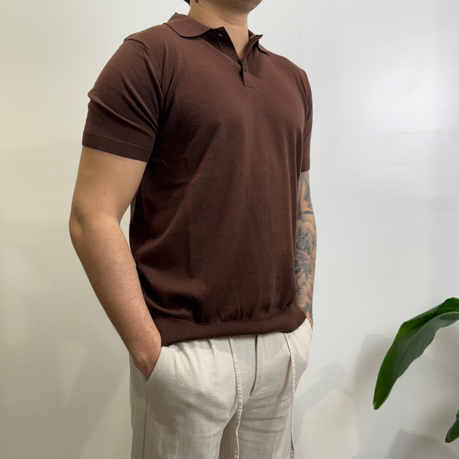 Polo bottoni Hamaki-ho