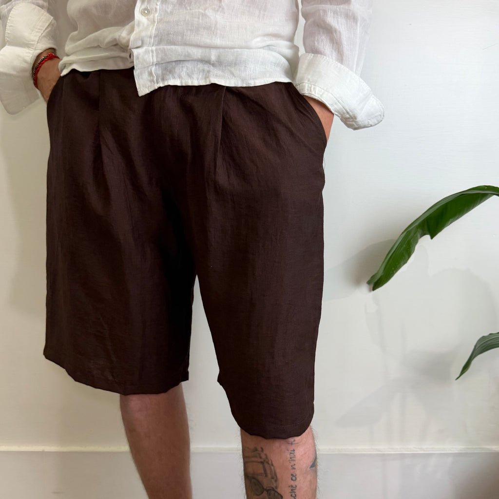 Shorts 3/4 Lino Posh