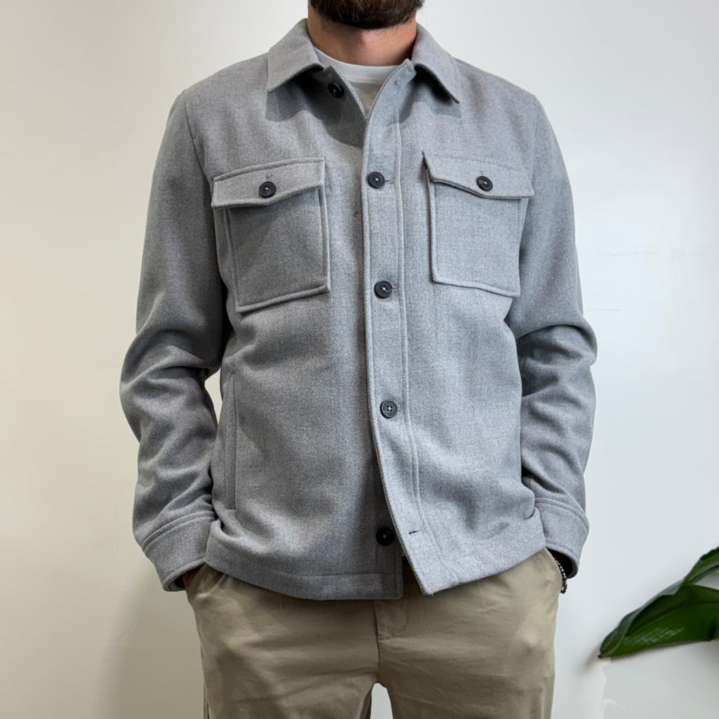 Overshirt in panno hamaki-ho