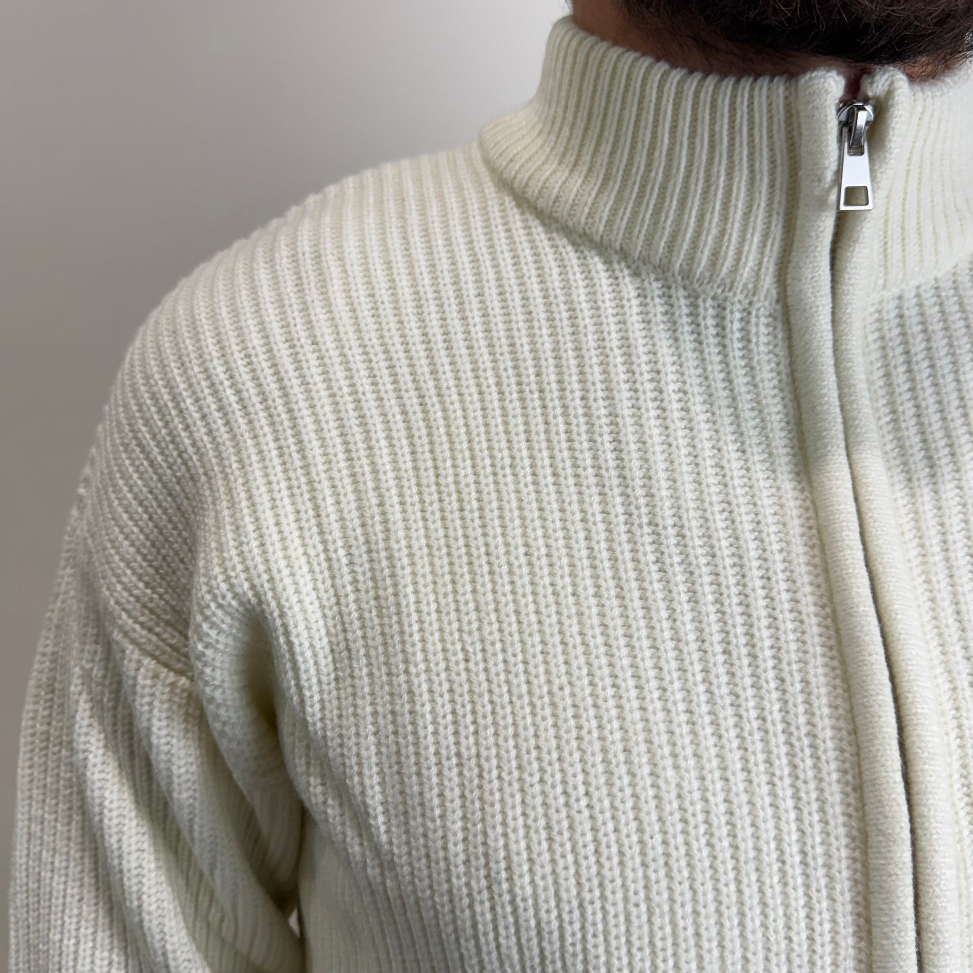 Cardigan zip hamaki-ho