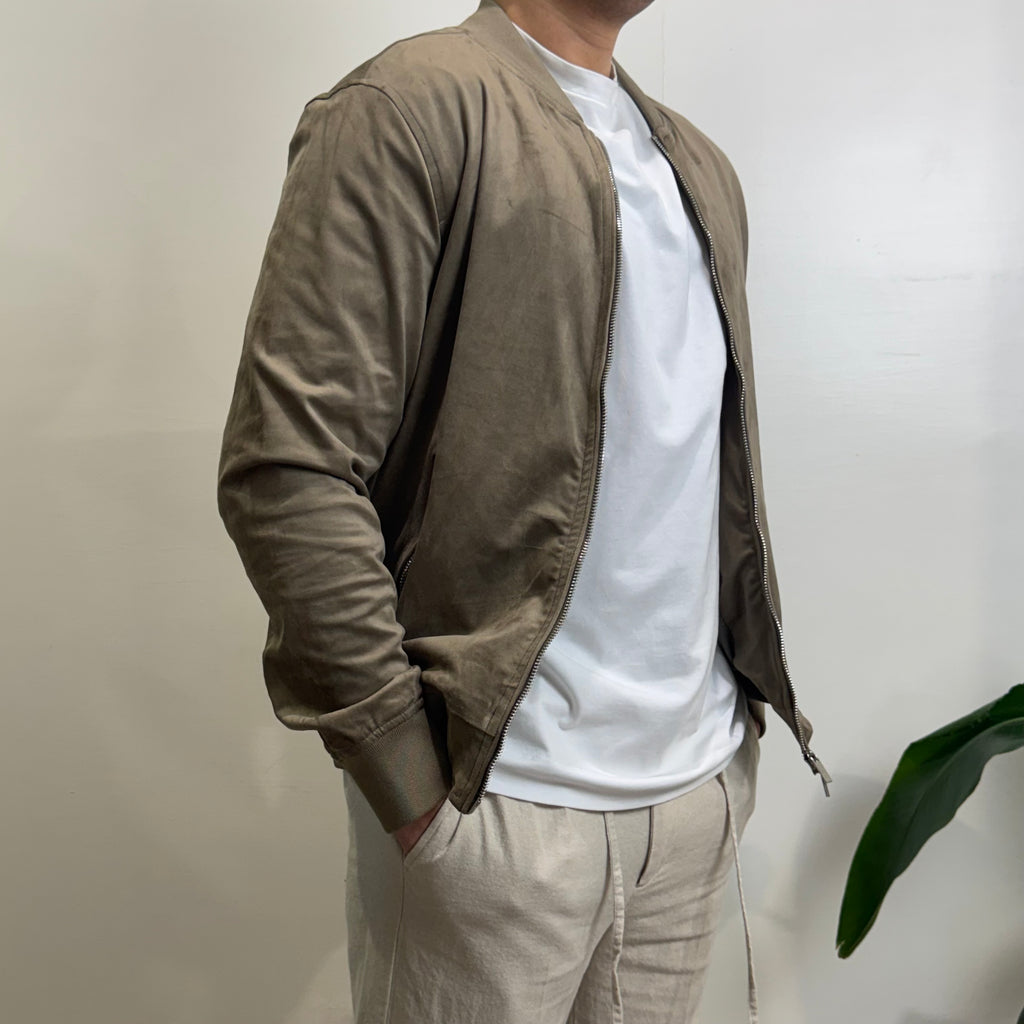 Bomber scamosciato Hamaki-ho