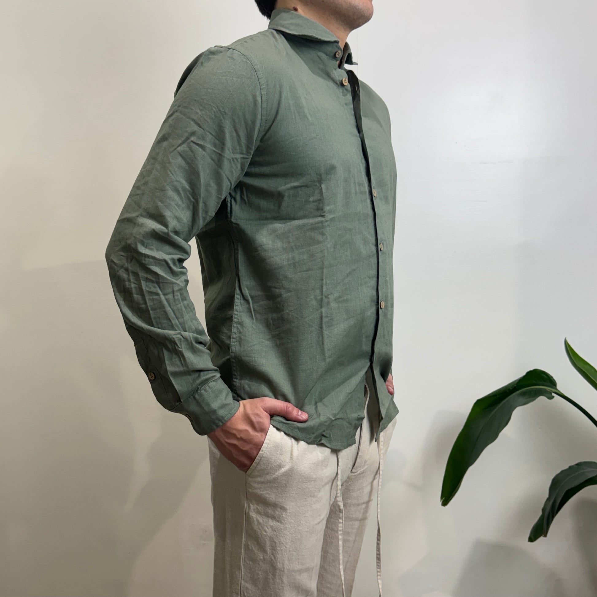 Camicia Lino Hamaki-ho