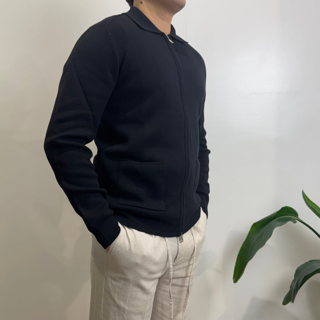Cardigan zip Hamaki-ho