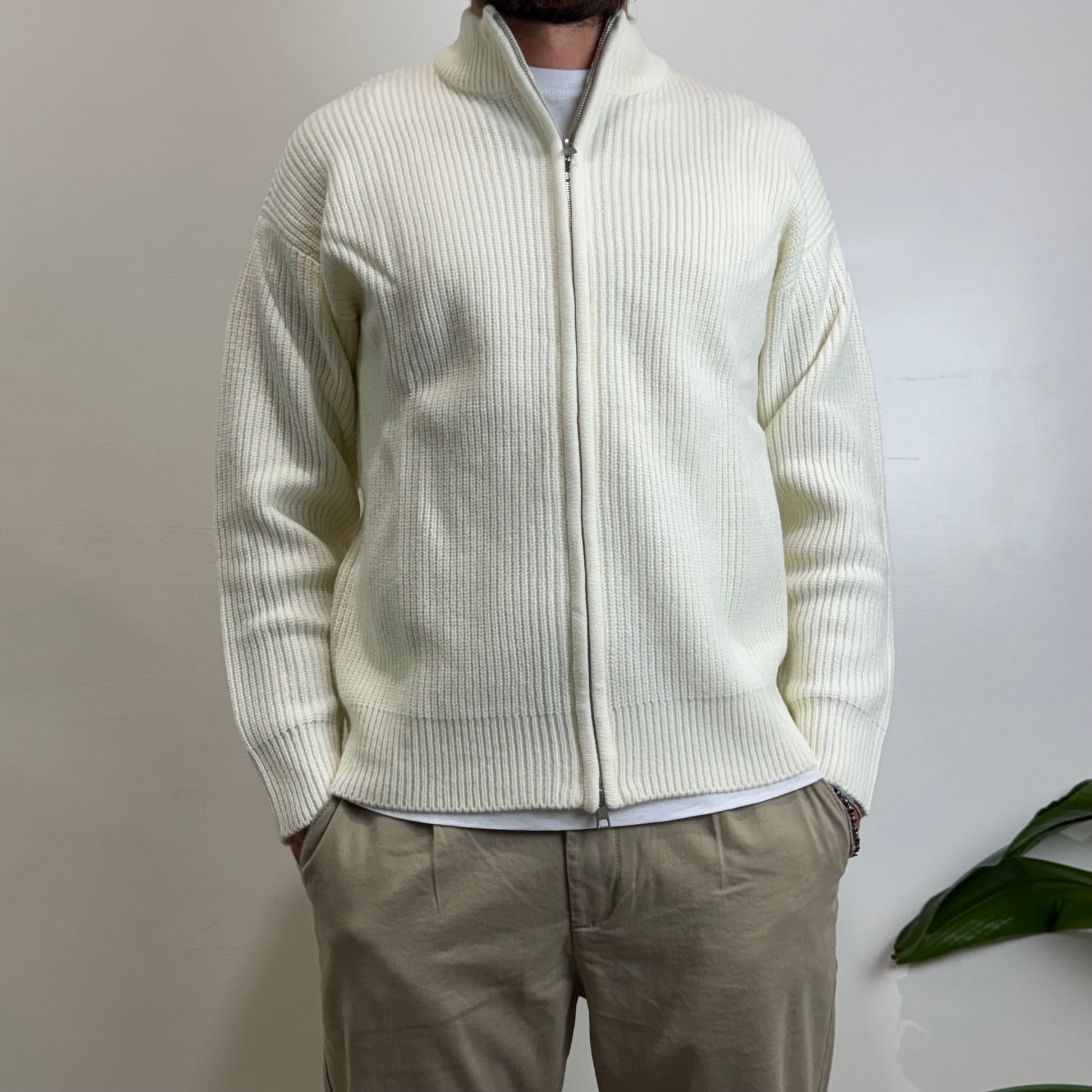 Cardigan zip hamaki-ho