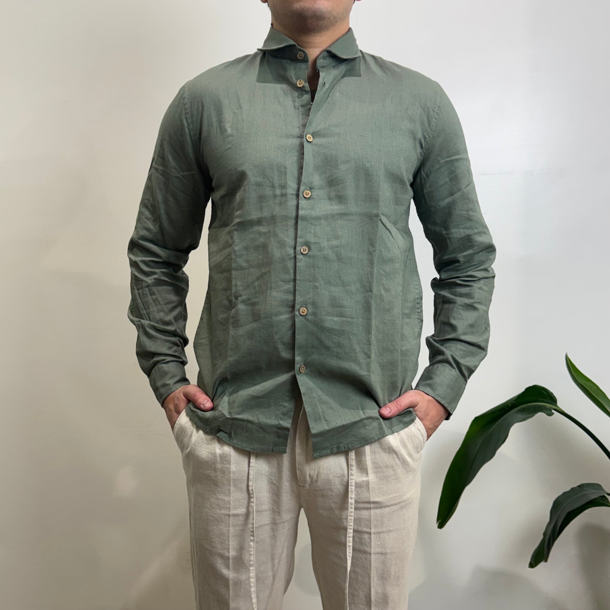Camicia Lino Hamaki-ho