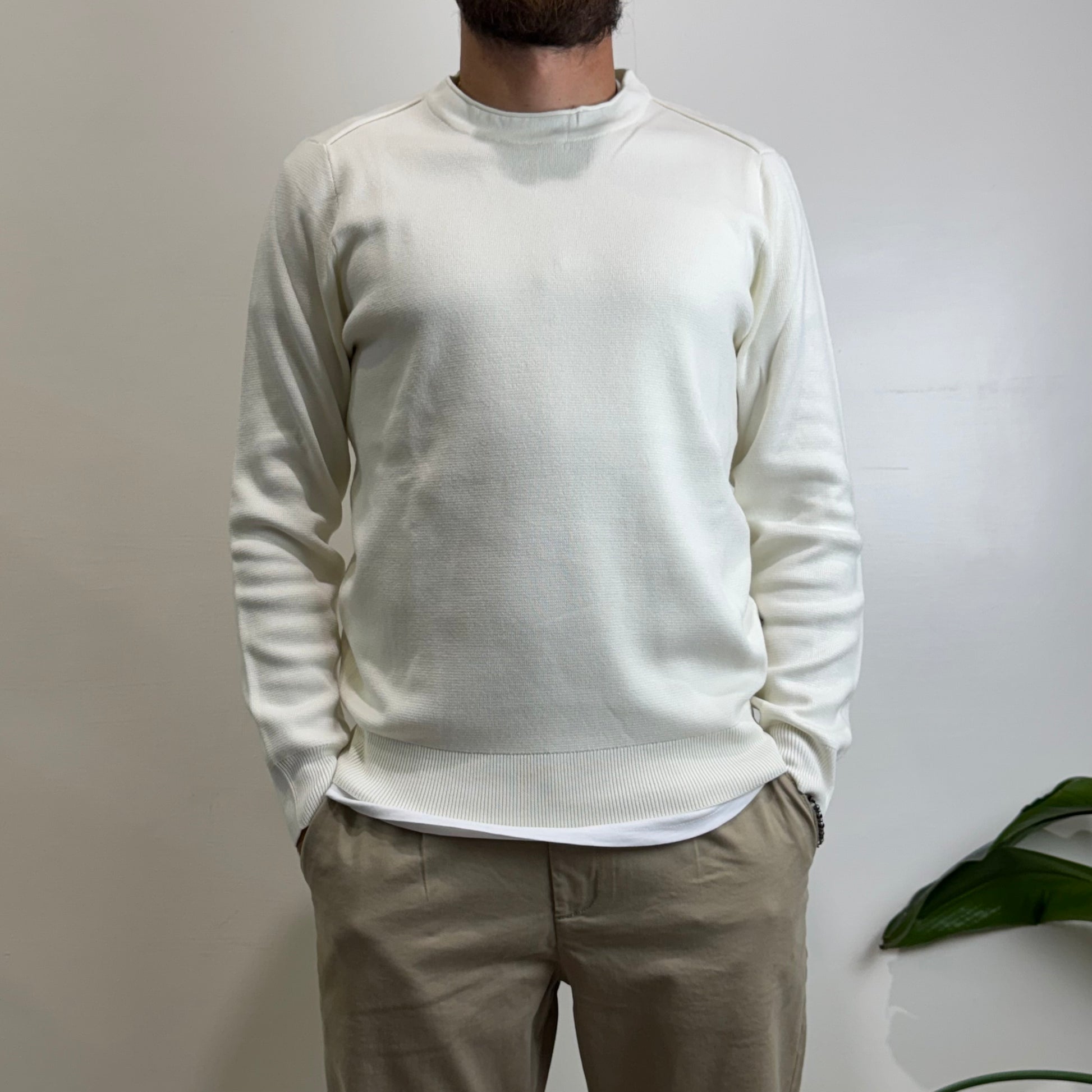 Girocollo taglio vivo hamaki-ho